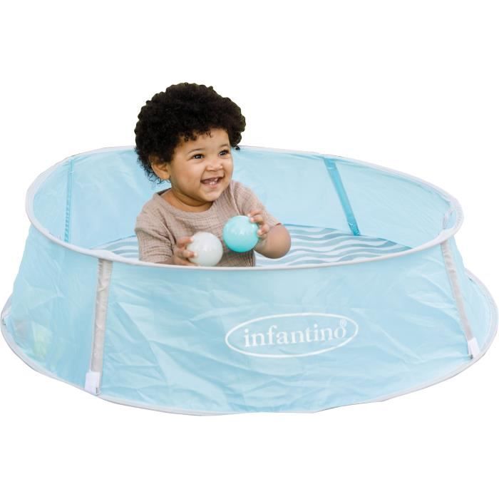 Aire de jeu évolutive a balles 3 en 1 avec canopy anti UV et moustiquaire - INFANTINO - 303127