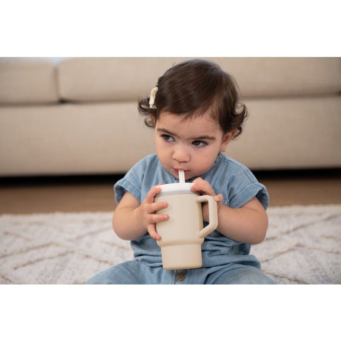 Ma premiere tasse silicone - INFANTINO - 255 ml - Sand
