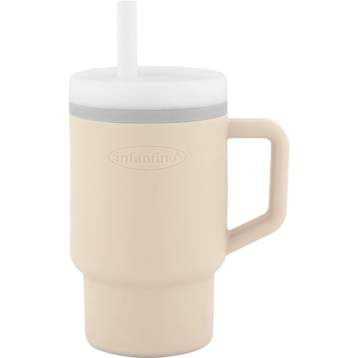 Ma premiere tasse silicone - INFANTINO - 255 ml - Sand