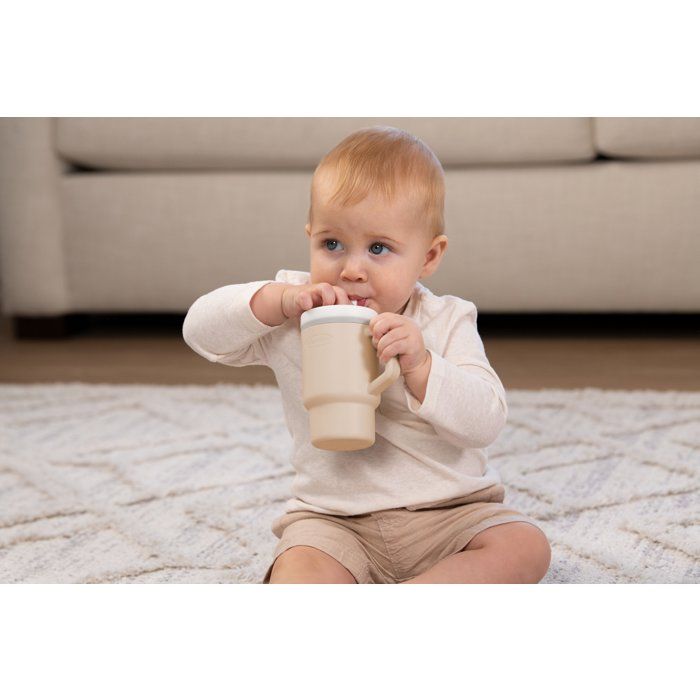 Ma premiere tasse silicone - INFANTINO - 255 ml - Sand