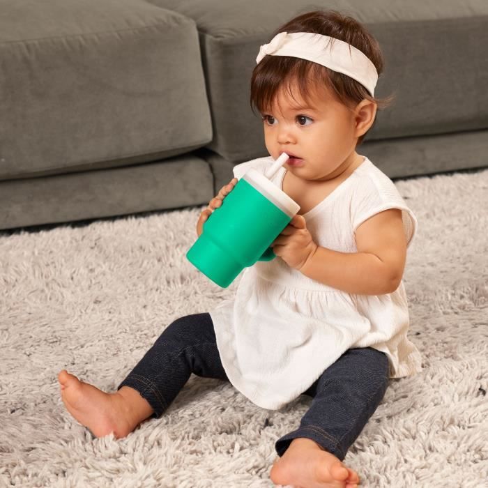 Ma premiere tasse - INFANTINO - Silicone - Vert sapin