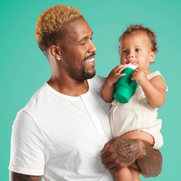 Ma premiere tasse - INFANTINO - Silicone - Vert sapin