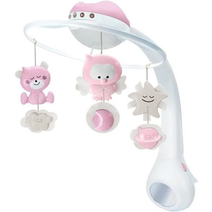 Mobile - INFANTINO - 4914 - Douce Nuit 3en1 - Rose