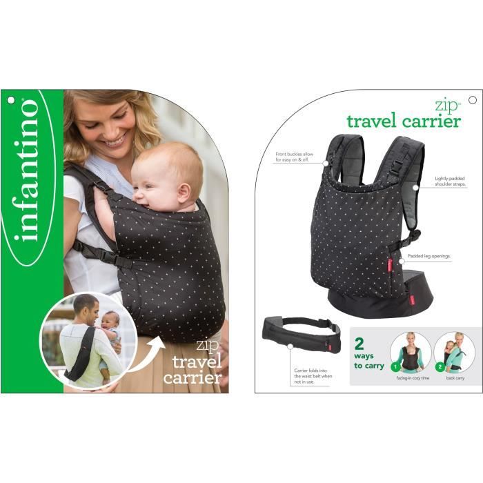 INFANTINO Porte-BÈbÈ Banane Zip Travel
