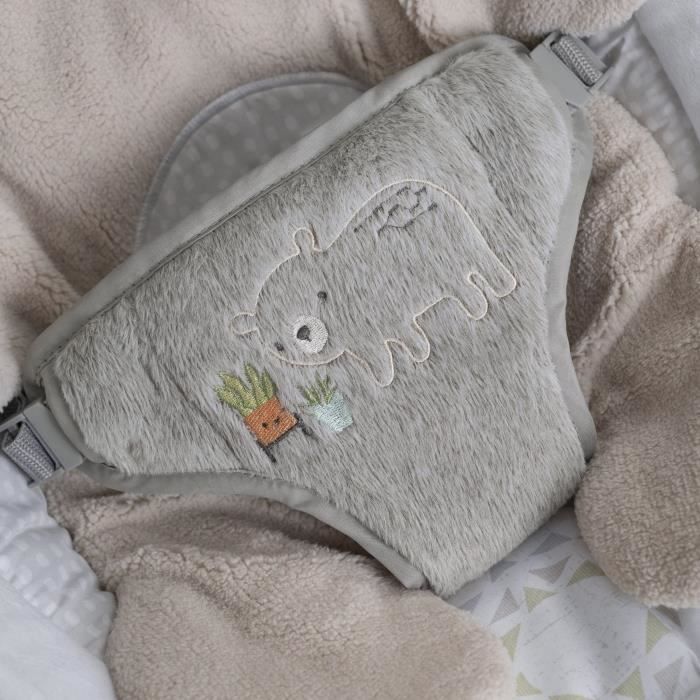 INGENUITY Transat bébé confort Petit Ourson, Arche d'éveil lumineuse, Coussin réducteur amovible, Cadeau Noel bébé