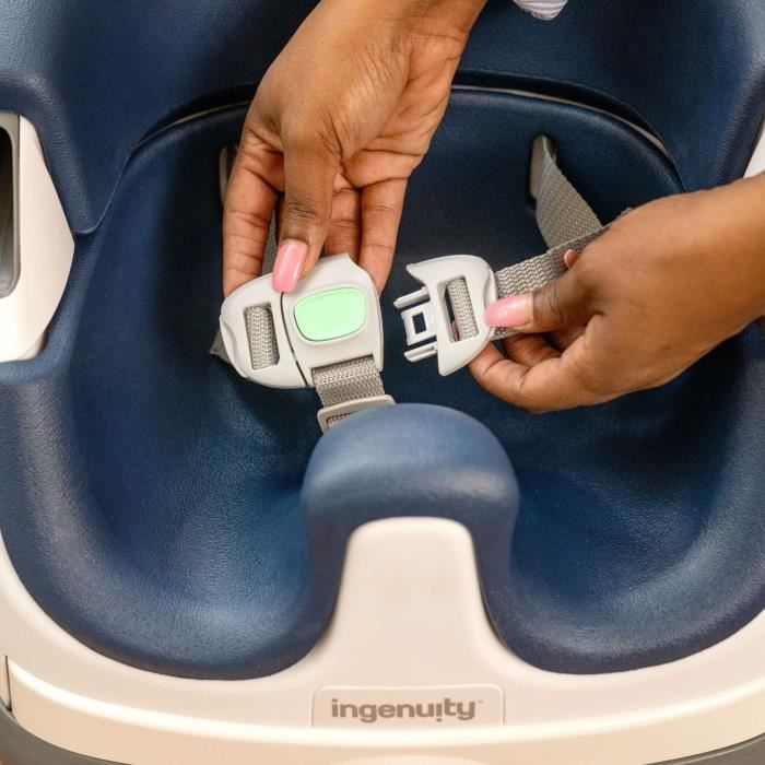 INGENUITY Réhausseur de chaise bébé enfant de 6 mois a 3 ans, Base 2 en 1 Ciel nocturne, Cadeau Noel bébé