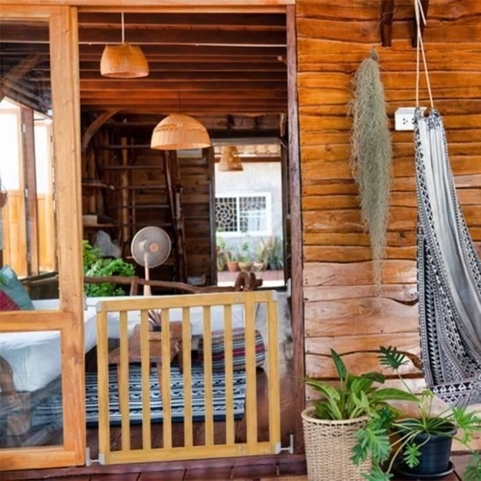 INGENUITY Barriere de sécurité enfant de 76 a 91 cm, personnalisable a peindre ou a teindre, facile a installer