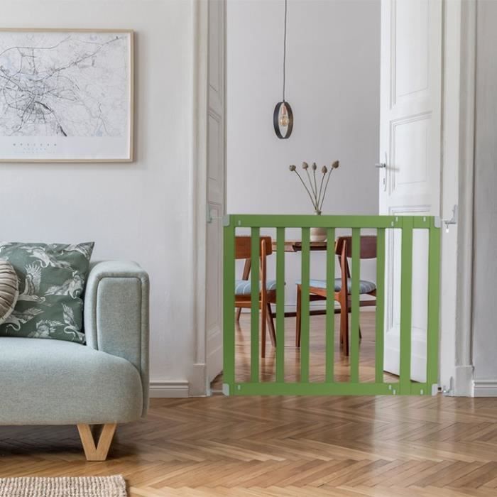 INGENUITY Barriere de sécurité enfant de 76 a 91 cm, personnalisable a peindre ou a teindre, facile a installer