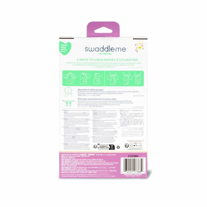 INGENUITY, Gigoteuse d'Emmaillotage, sac de couchage Lunes, pour mi-saison TOG 1. évolutive de 3 a 6 moiscertifié oeko-Tex