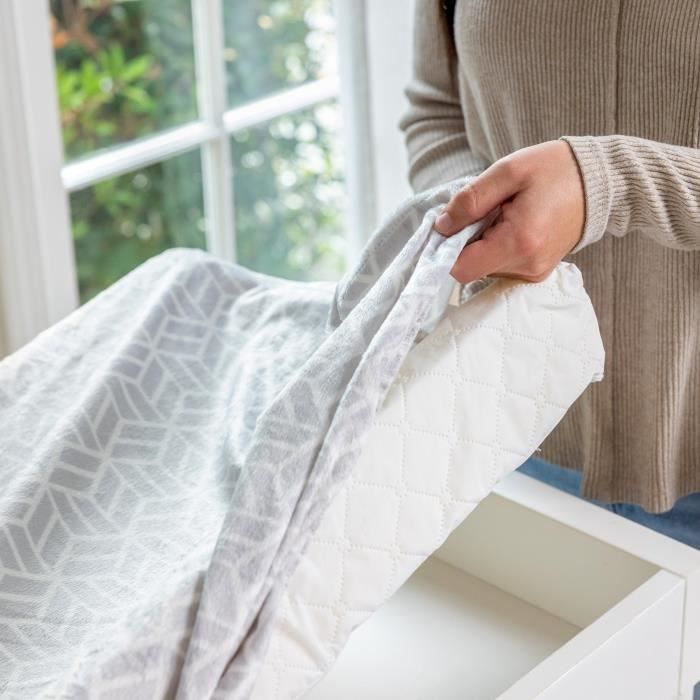 INGENUITY Matelas a langer avec 1 housse de protection impermÈable, 1 housse Èlastique ultra-moelleuse, 1 serviette Èponge