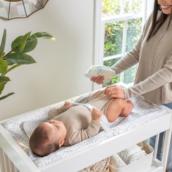 INGENUITY Matelas a langer avec 1 housse de protection impermÈable, 1 housse Èlastique ultra-moelleuse, 1 serviette Èponge