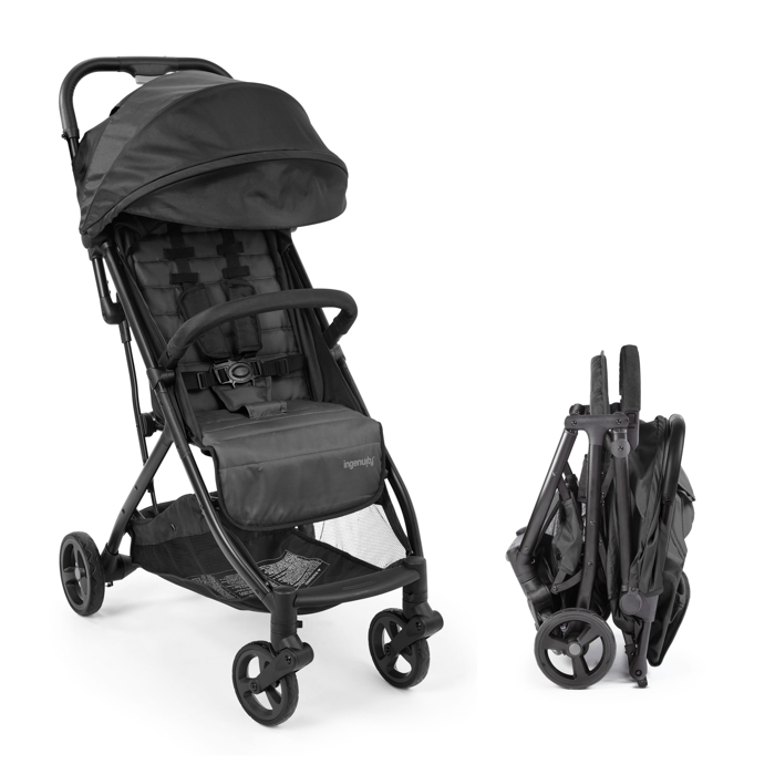 INGENUITY Poussette ultra compacte 3Dquickclose, légere, des la naissance jusqu'a 4 ans,0 a 22.7 kg, couverture de pluie inclus