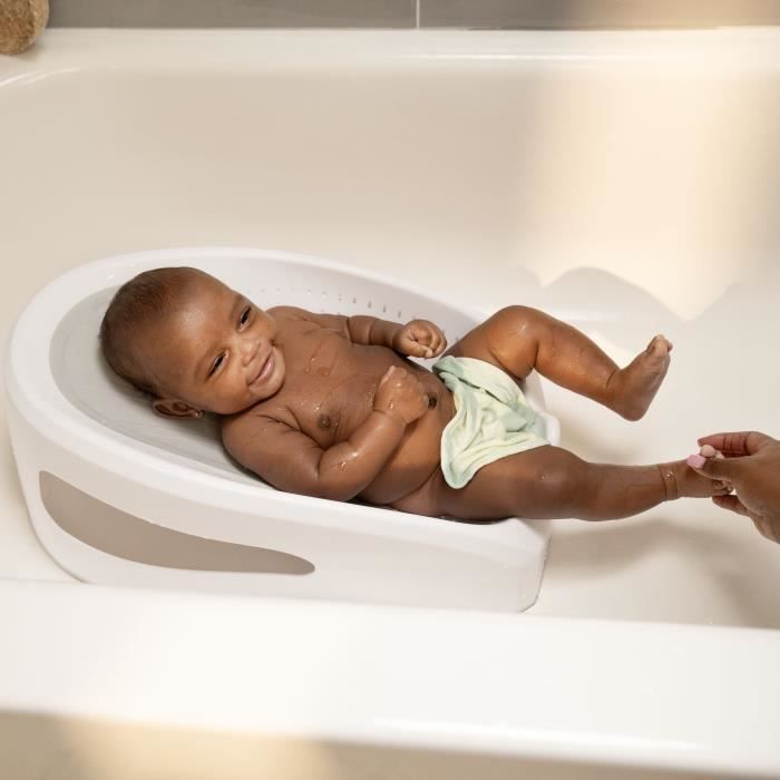 INGENUITY Transat de bain pour BÈbÈ, Confort & SÈcuritÈ, Fond souple et antidÈrapant - Utilisable des la naissance et jusqu'a 6 mois