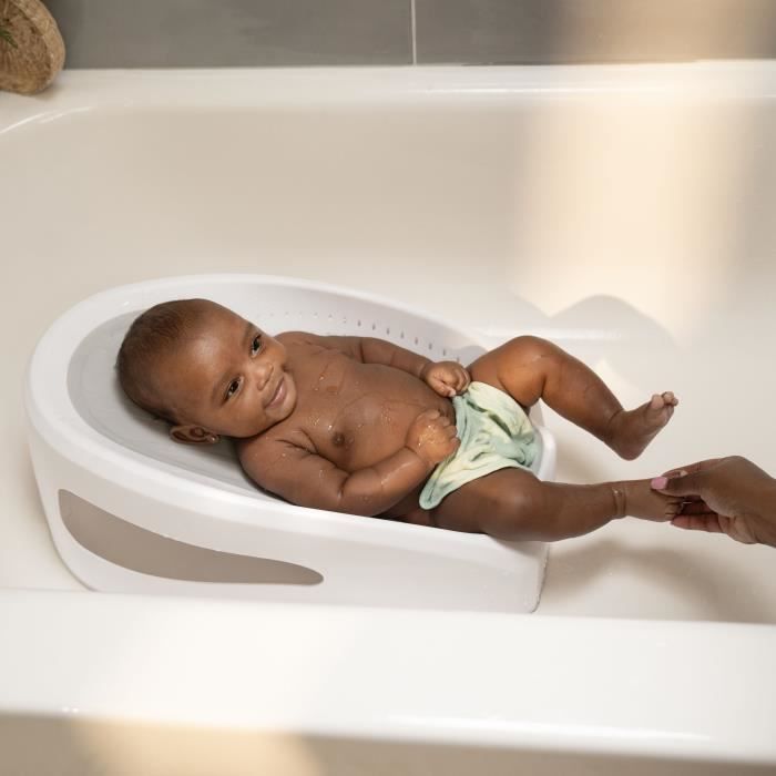 INGENUITY Transat de bain pour BÈbÈ, Confort & SÈcuritÈ, Fond souple et antidÈrapant - Utilisable des la naissance et jusqu'a 6 mois