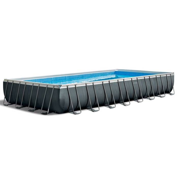 Kit Piscine hors sol tubulaire INTEX - Ultra XTR - 975 x 488 x 132 cm - Rectangulaire (Filtre a sable + accessoires) - 26374GN