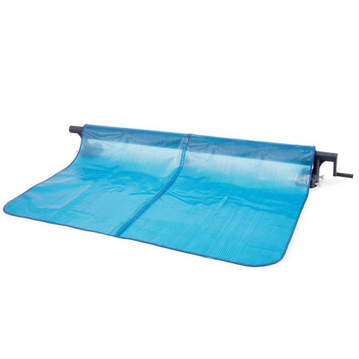 Intex - 28051 - Enrouleur bâche a bulles pour piscine rectangulaire de 2,74m a 4,88m