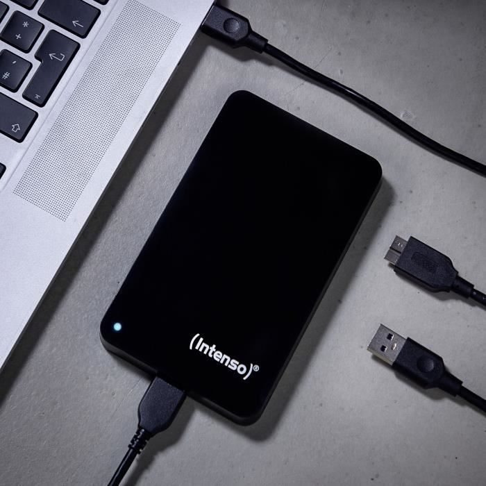 Disque dur externe - INTENSO - 2,5' - 4 To - Noir