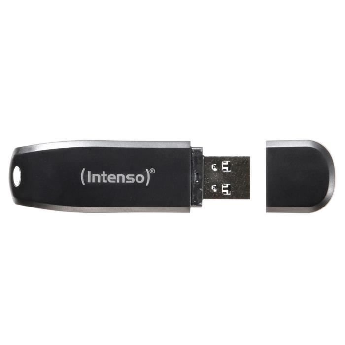 Disque dur 2,5 portable - HDD 3.2 + USB - INTENSO - 1 To + 64 Go