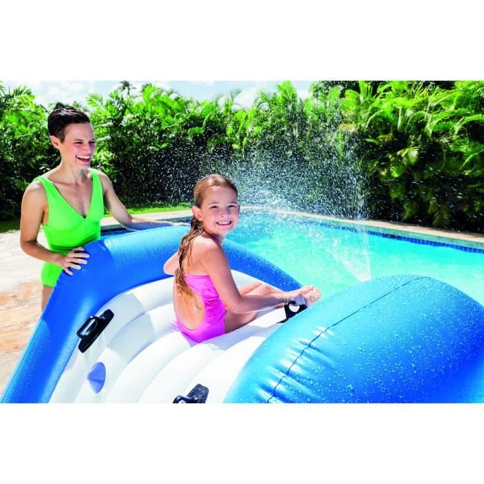 Toboggan gonflable - INTEX - Pour piscine enterrée - 6 ans et + - 333 x 206 x 117 cm