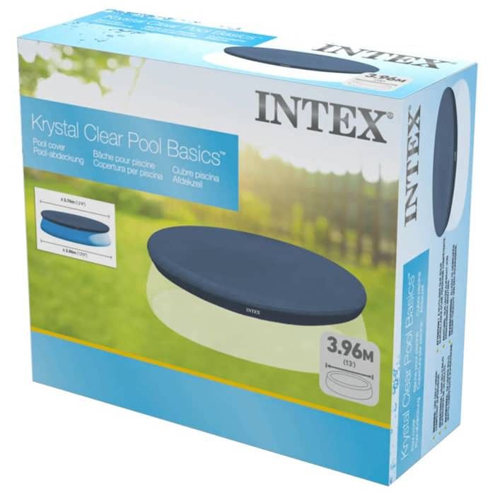 Intex Couverture de piscine ronde 396 cm 28026 91508