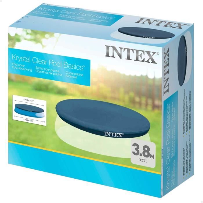 Intex - 28026 - Bâche protection pour piscine autoportante 3m96