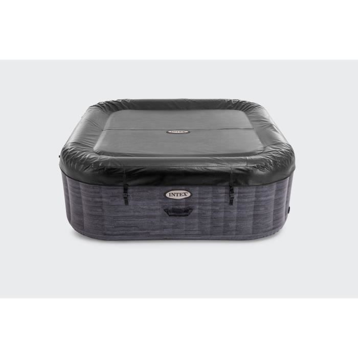 Spa gonflable INTEX - Ardoise - 173 x 173 x 71 cm - 4 places - CarrÈ - 28450EX