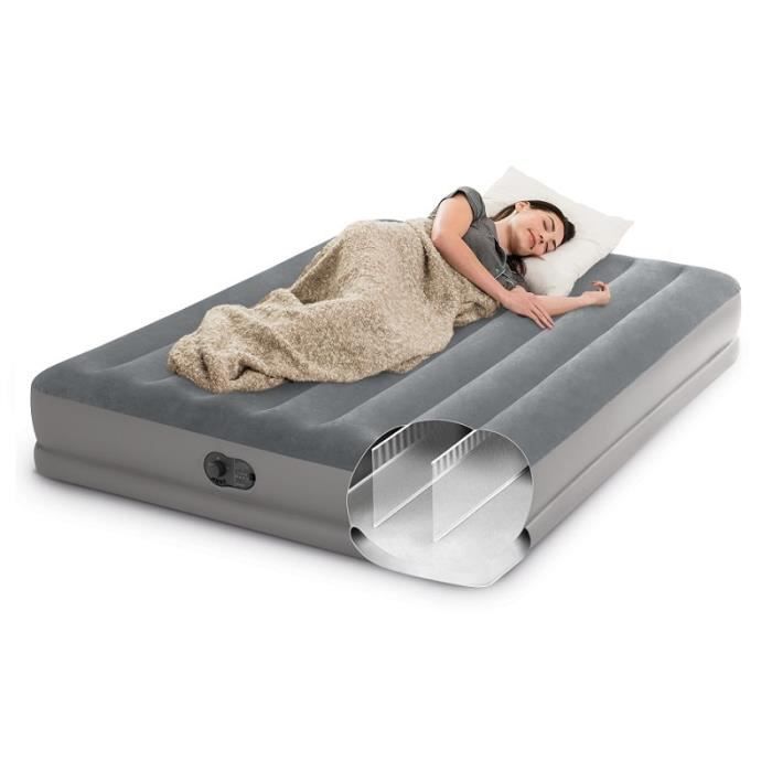 Matelas gonflable 2 places flex pump - Intex