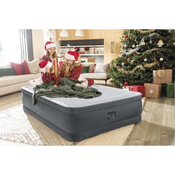 INTEX Lit d'appoint Comfort Plush Elevated - électrique 2 personnes 64414ND