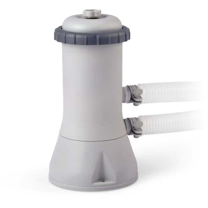 Kit Piscine hors sol tubulaire INTEX - Pris Frame - 427 x 107 cm - Ronde (Pompe, b‚che, tapis de sol et Èchelle) - 26722NP