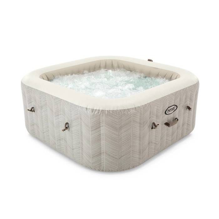 Spa gonflable INTEX - Chevron - 196 x 196 x 71 cm - 6 places - CarrÈ - 28472EX