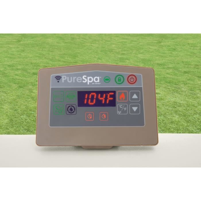 Spa gonflable INTEX - Chevron - 196 x 196 x 71 cm - 6 places - CarrÈ - 28472EX