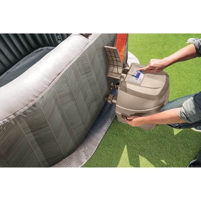 Spa gonflable INTEX - Chevron - 196 x 196 x 71 cm - 6 places - CarrÈ - 28472EX