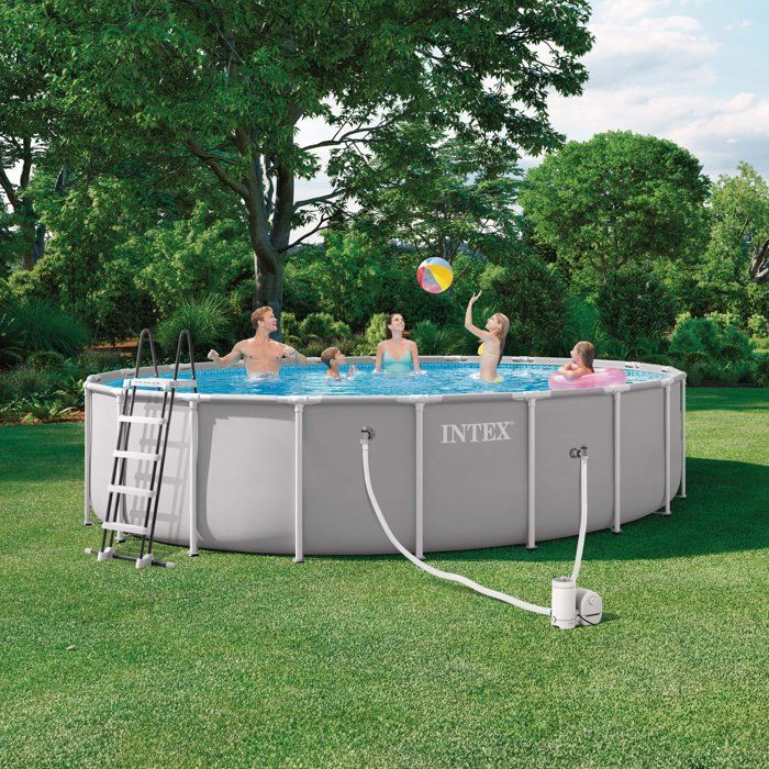 Kit Piscine hors sol tubulaire INTEX - Pris Frame - 610 x 132 cm - Ronde - 26756ND