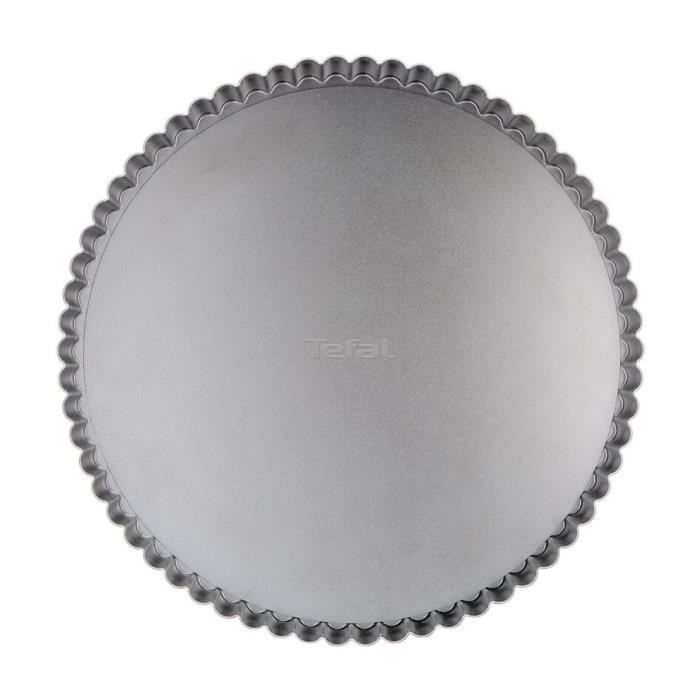 TEFAL Delibake Moule a tarte 28†cm, Revetement antiadhÈsif, Haute qualitÈ, Rouge J1641514