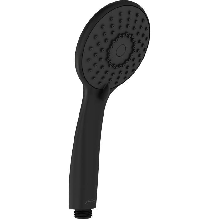 Douchette ronde - JACOB DELAFON - Juliette - Ø 10,5 cm - 3 jets - Anticalcaire - Finition noir mat