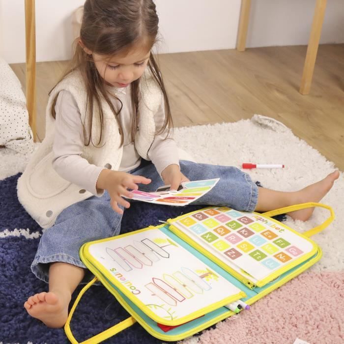 Pochette d'Activitées - Montessori - JADE - Jeu Educatif - Voyage - Sensoriel - Jeu Pour Enfant - Design Français