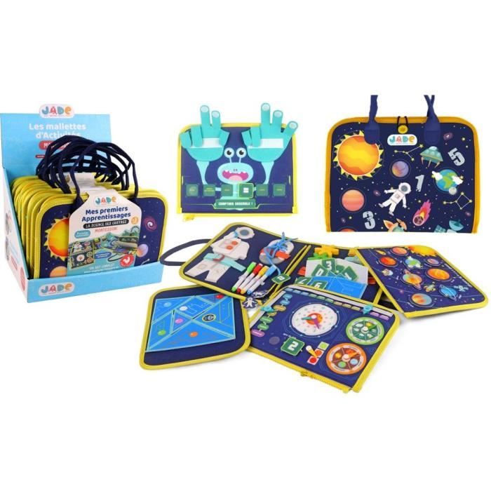 Pochette d'Activitées Espace - Montessori - JADE - Jeu Educatif - Voyage - Sensoriel - Jeu Pour Enfant - Design Français