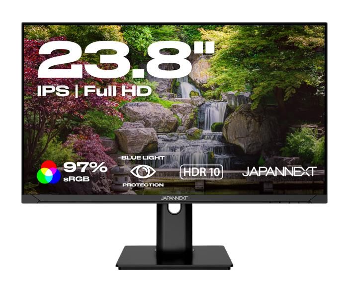 Ecran PC - JAPANNEXT - 23,8 - FHD - 60Hz - Dalle IPS - 14ms - Ajustable en hauteur - JN-IPS2382FHDR-HSP