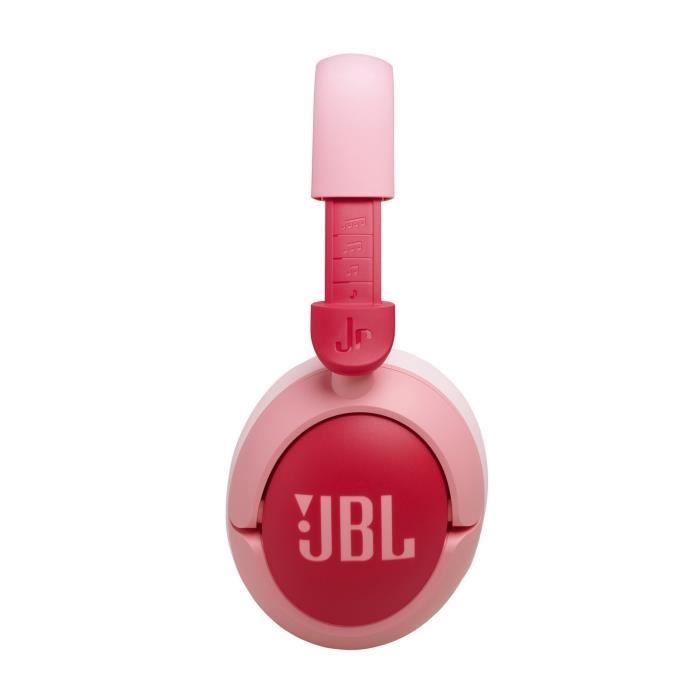 Casque sans fil JBL JR470NC - Bluetooth - Réduction de bruit active - Rose