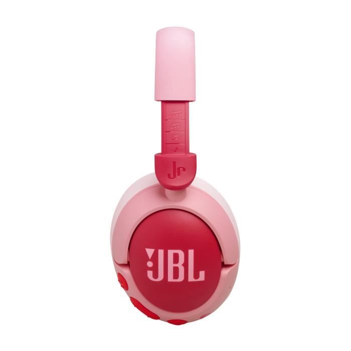 Casque sans fil JBL JR470NC - Bluetooth - Réduction de bruit active - Rose
