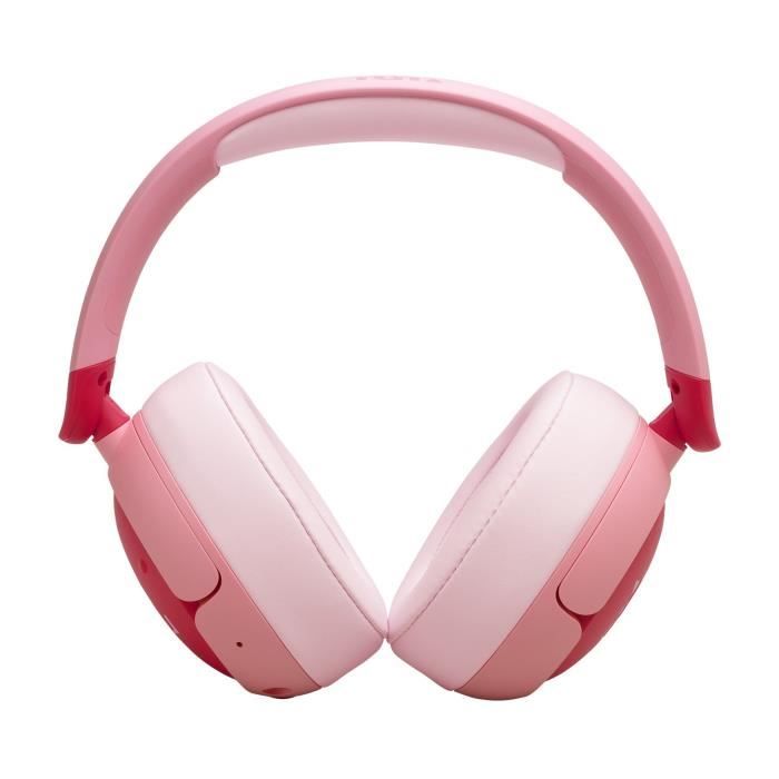 Casque sans fil JBL JR470NC - Bluetooth - Réduction de bruit active - Rose