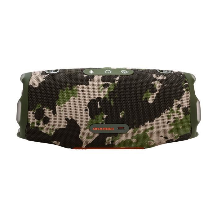 Enceinte portable bluetooth - JBL Charge 6 - Squad - Etanche et résistante aux chutes