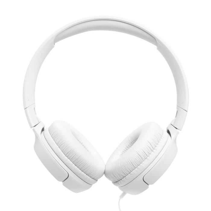 Casque filaire - JBL Tune 520 C - USB-C - Hi-Res audio - Blanc