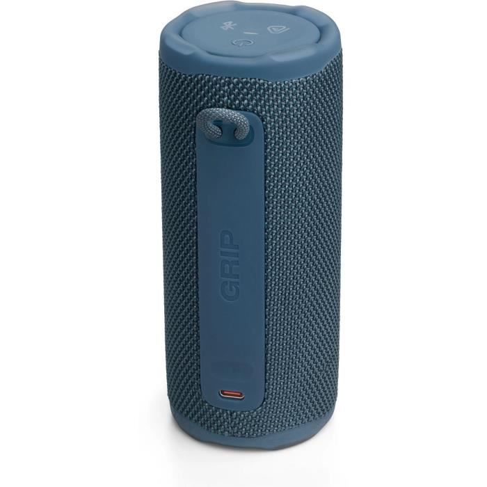 Enceinte bluetooth - JBL - Grip - Jusqu'a 14 heures d'autonomie - Résistante a l'eau - Bleu