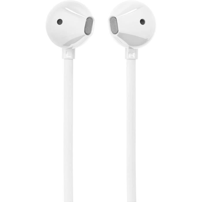 Ecouteurs filaires JBL Tune 305C - USB-C - Prise en charge Hi-Res - Blanc
