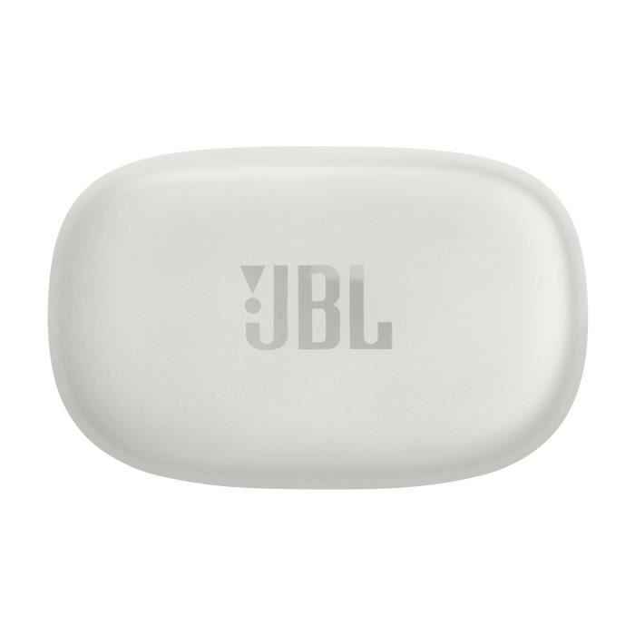 Ecouteurs de sport JBL Endurance Peak 3 - Son Pure Bass - 50h d'autonomie - IP68 - Blanc
