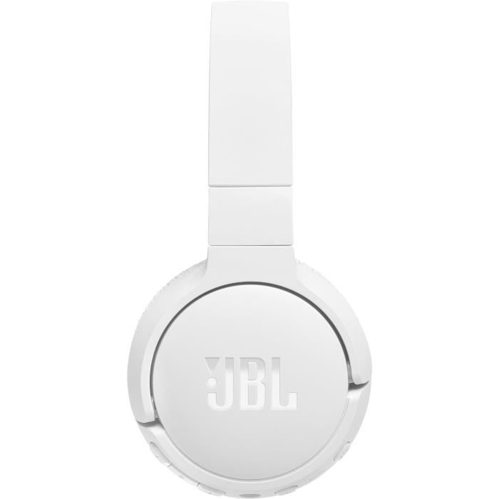 Casque supra-auriculaire sans fil JBL Tune 670NC - Réduction de bruit - Pure Bass - Bluetooth 5.3 - 70h d'autonomie - Blanc