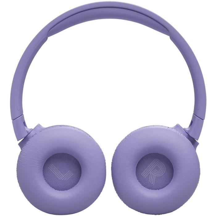 Casque supra-auriculaire sans fil JBL Tune 670NC - Réduction de bruit - Pure Bass - Bluetooth 5.3 - 70h d'autonomie - Violet