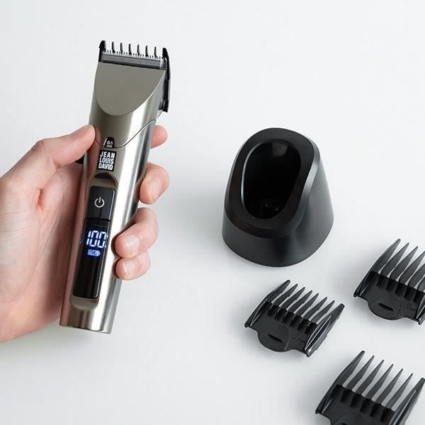 Tondeuse cheveux - JEAN LOUIS DAVID - Pro Hair Clipper - 20 Hauteurs de Coupe - Batterie Lithium Ion - Grande Autonomie