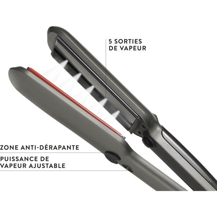 Lisseur vapeur - JEAN LOUIS DAVID - Steam Protect - RÈservoir intÈgrÈ - Technologie Infrarouge - Lissage intense et longue tenue